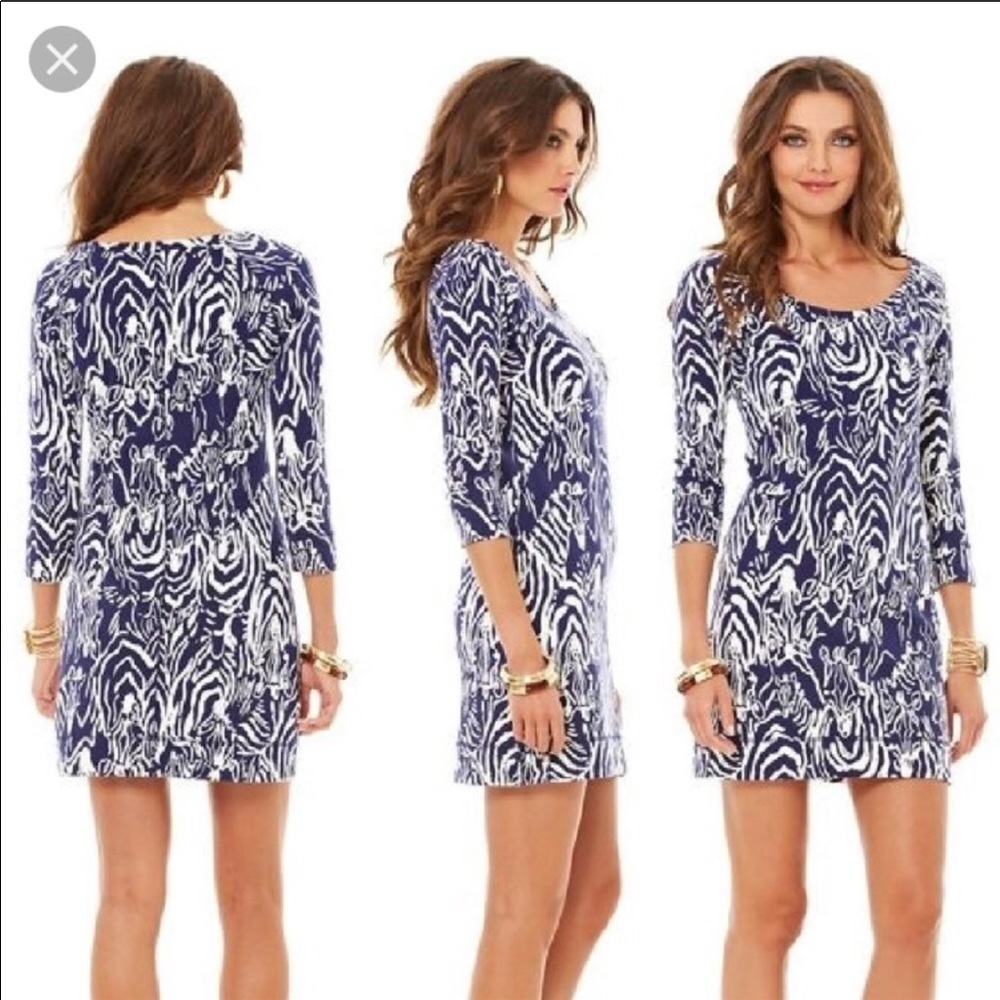 Lilly Pulitzer Zebra entourage Preston dress